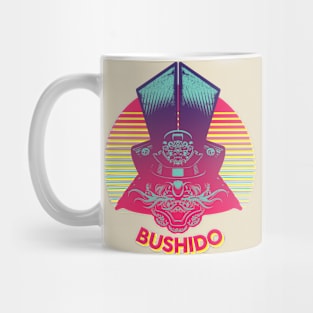 RETRO - THE WAY OF THE SAMURAI IS BUSHIDO Mug